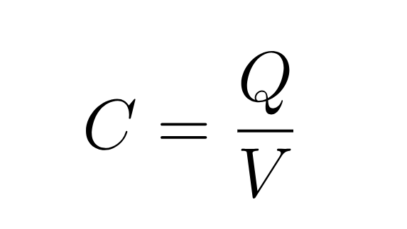 capacitance value calculation formula capacitance value calculation formula